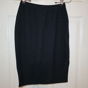 Beyond Yoga Women's "On The Town" Stretch Dark Knit Gray Skirt Sz XS